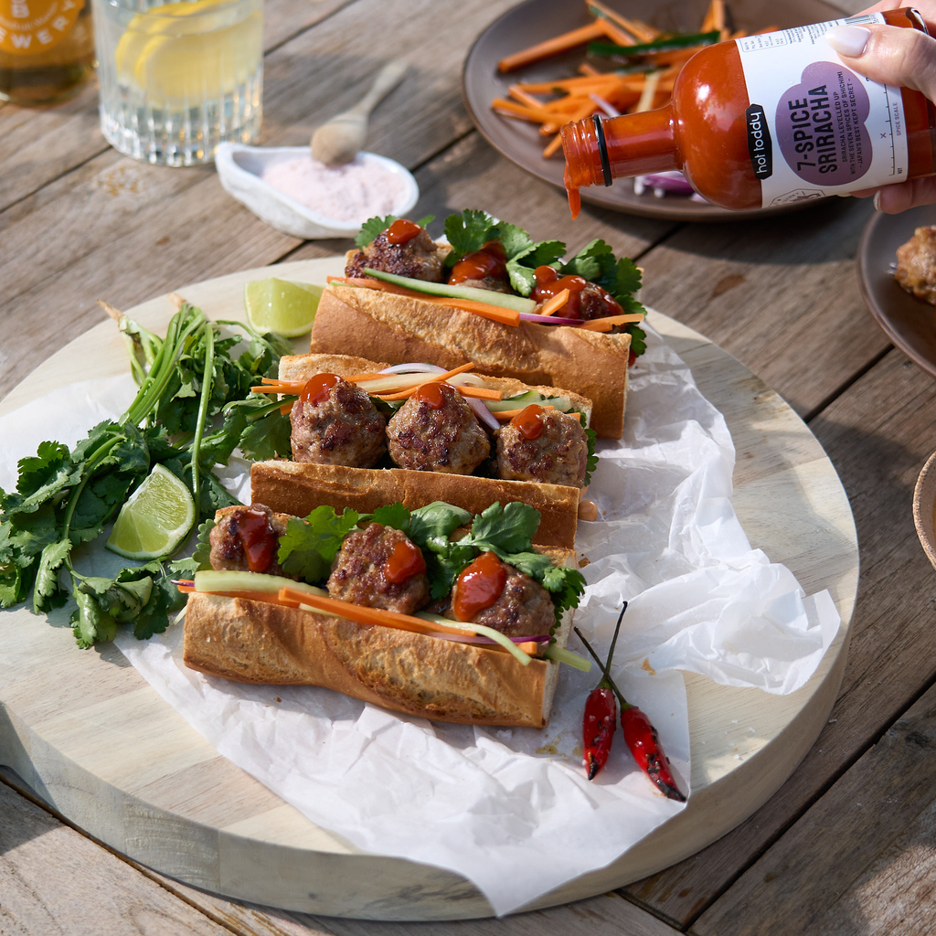 Pork Meatball Banh Mi