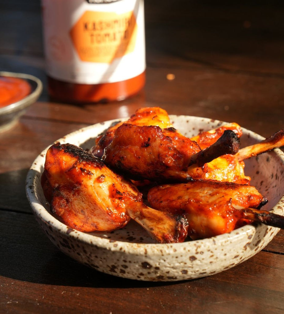 Chicken Lollipops With Kashmiri Tomato Marinade